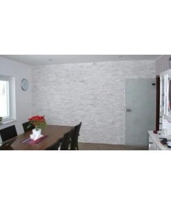 RIVESTIMENTO "NATURAL PANEL" - IN QUARZITE BIANCA - 15X60 CM.